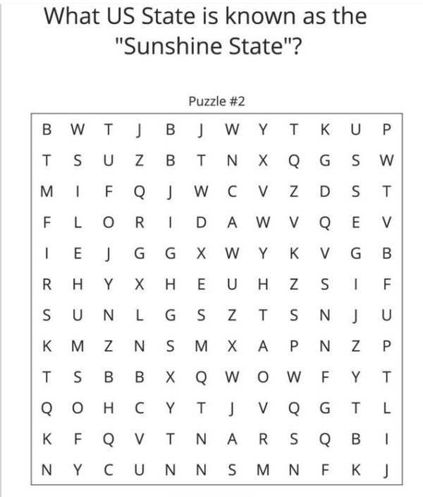 Fourth Grade Trivia Word Search: Vol 1: Solve Trivia, Find Words, Have Fun! - Image 2