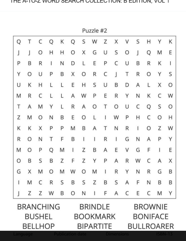 The A-To-Z Word Search Collection: B Edition, Volume 1 - Image 4