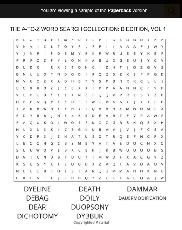 The A-To-Z Word Search Collection: D Edition, Volume 1 - Image 5