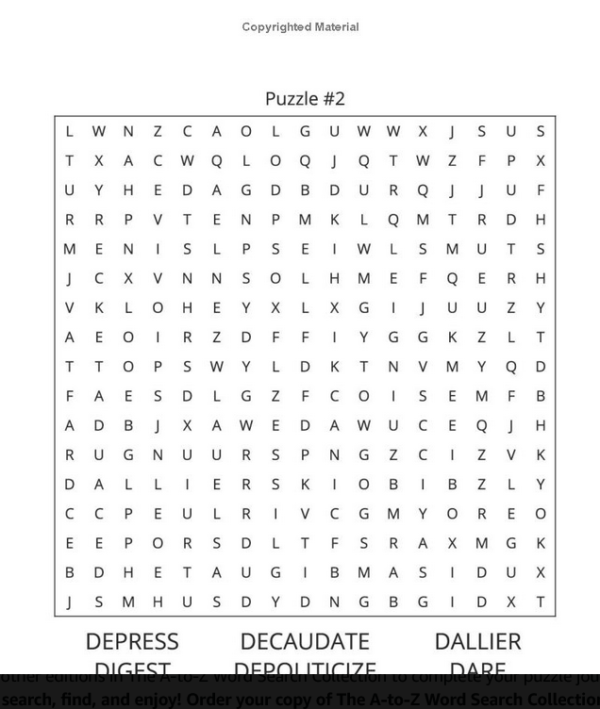 The A-To-Z Word Search Collection: D Edition, Volume 1 - Image 4